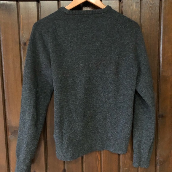 Grey J Crew Wool sweater - Picture 2 of 4